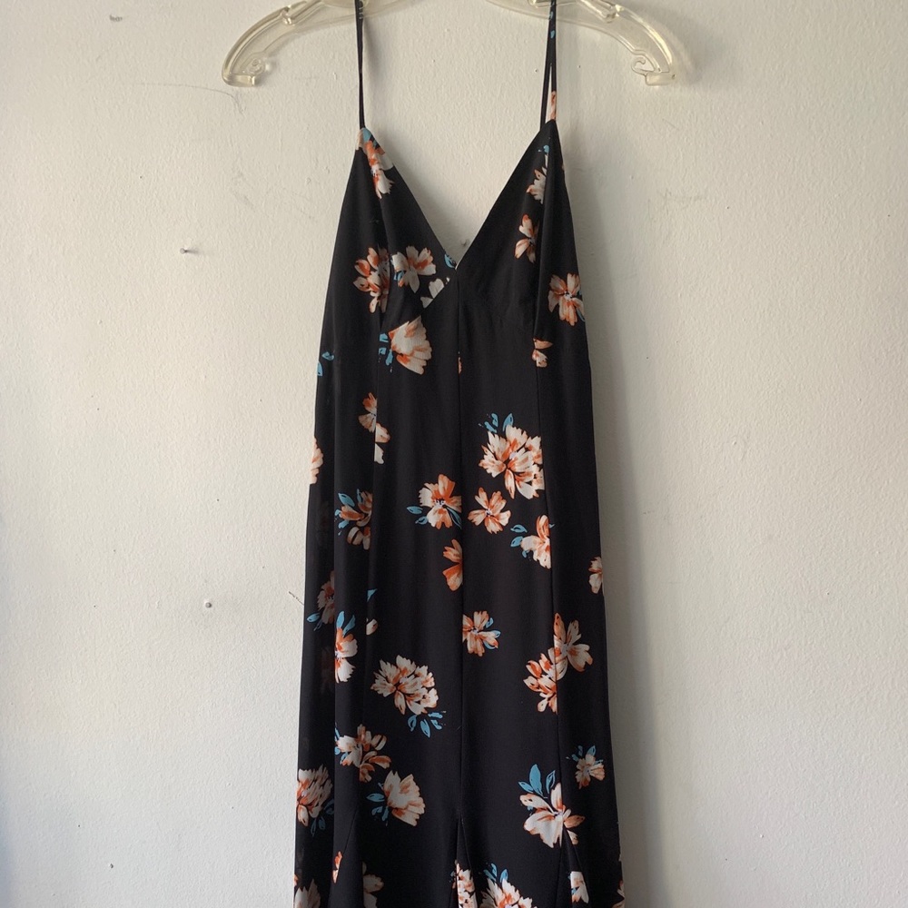 Greylin black floral dress